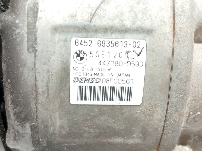 Recambio de compresor aire acondicionado para bmw 1 (e87) 120 d referencia OEM IAM 64526935613 5SE12C 4471809590