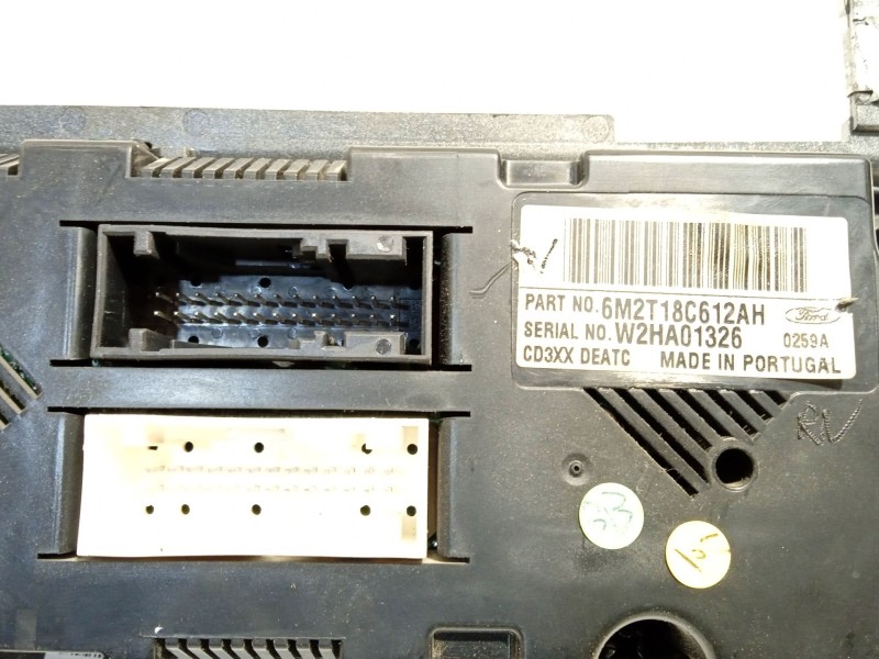 Recambio de mando climatizador para ford s-max (wa6) 2.0 tdci referencia OEM IAM 6M2T18C612AH 1676129 