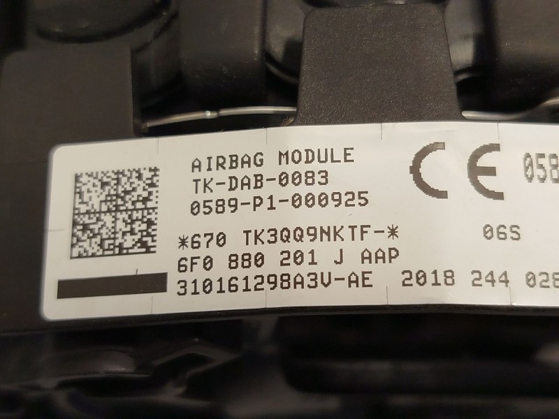 Recambio de kit airbag para seat ateca (kh7, khp) 1.5 tsi referencia OEM IAM 576857003LPLT 3Q0959655BH 6F0880201J