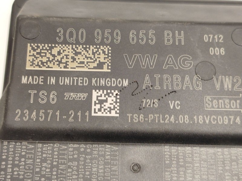 Recambio de kit airbag para seat ateca (kh7, khp) 1.5 tsi referencia OEM IAM 576857003LPLT 3Q0959655BH 6F0880201J