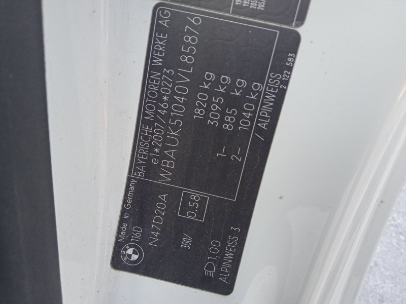 bmw 1 (e81) del año 2009