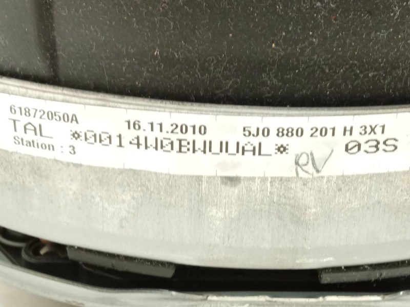 Recambio de airbag delantero izquierdo para skoda fabia ii combi (545) 1.6 tdi referencia OEM IAM 5J0880201H 5J0880201H3X1 
