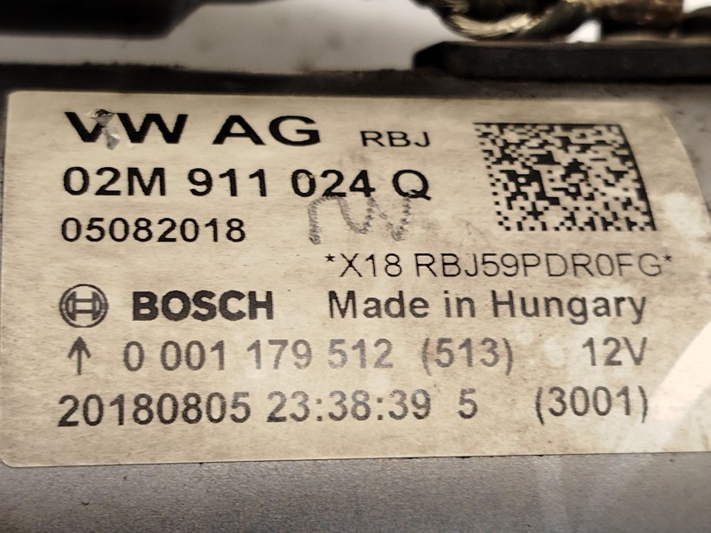 Recambio de motor arranque para seat ateca (kh7, khp) 1.5 tsi referencia OEM IAM 02M911024Q  0001179512