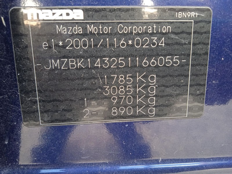 mazda 3 (bk) del año 2004