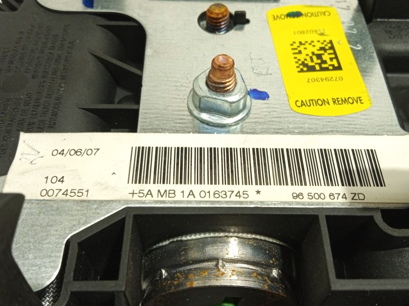 Recambio de airbag delantero izquierdo para peugeot 207/207+ (wa_, wc_) 1.6 hdi referencia OEM IAM 96500674ZD  