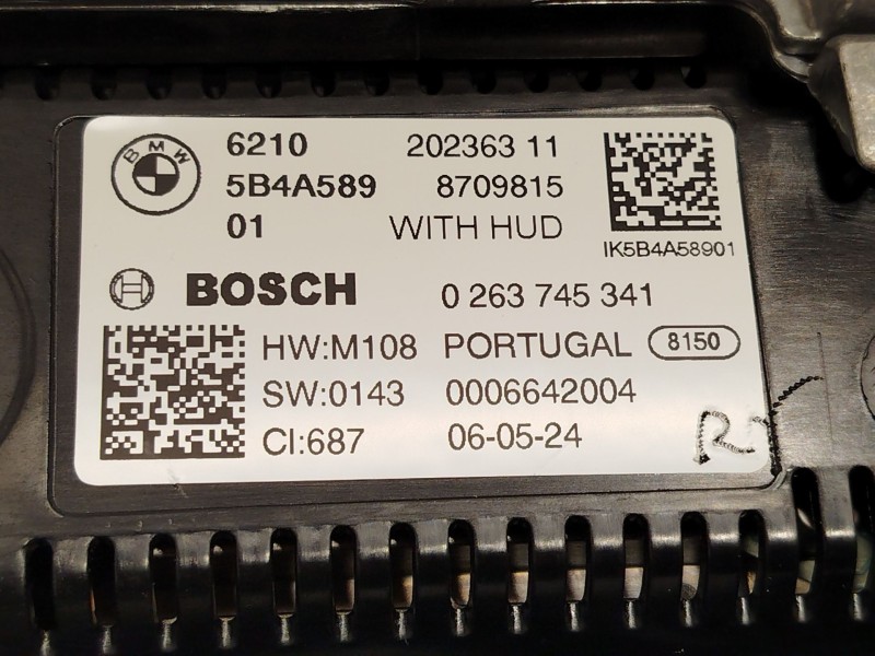 Recambio de cuadro instrumentos para bmw x3 (g01, f97, g08) m competition referencia OEM IAM 62105B4A589 66529223316 0263745341