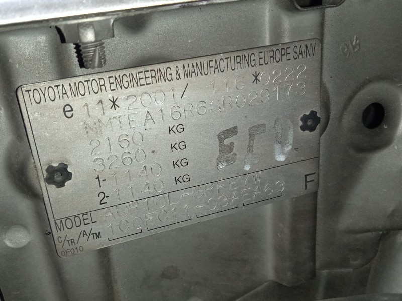 toyota corolla verso (zer_, zze12_, r1_) del año 2006