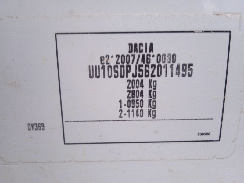 dacia dokker monospace (ke_) del año 2019