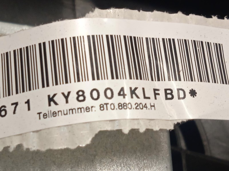 Recambio de kit airbag para audi a5 descapotable (8f7) 3.0 tdi referencia OEM IAM 8T1857003C24A 8T0880204H 8R0880201N6PS