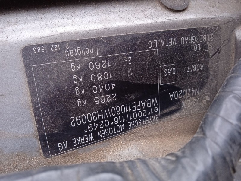 bmw x3 (e83) del año 2007