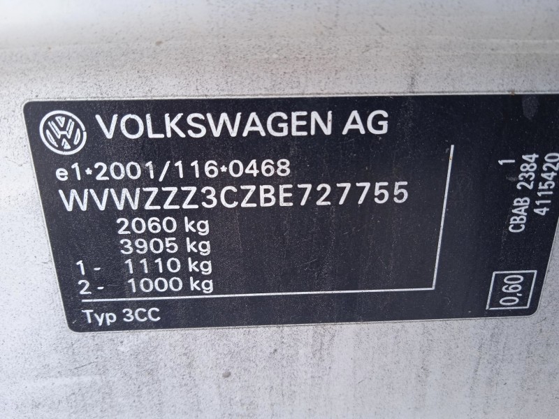 volkswagen passat b6 (3c2) del año 2010