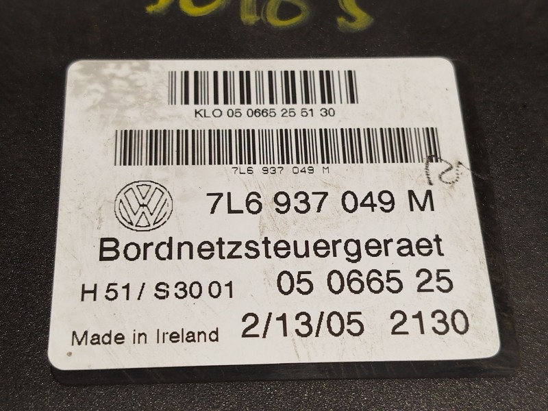 Recambio de modulo electronico para volkswagen touareg (7la) 2.5 tdi referencia OEM IAM 7L6937049M  