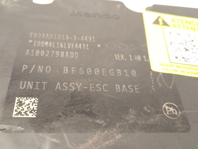 Recambio de abs para kia stonic (yb) 1.2 cvvt referencia OEM IAM 58910H8580 BE600EGB10 BH60113EV01