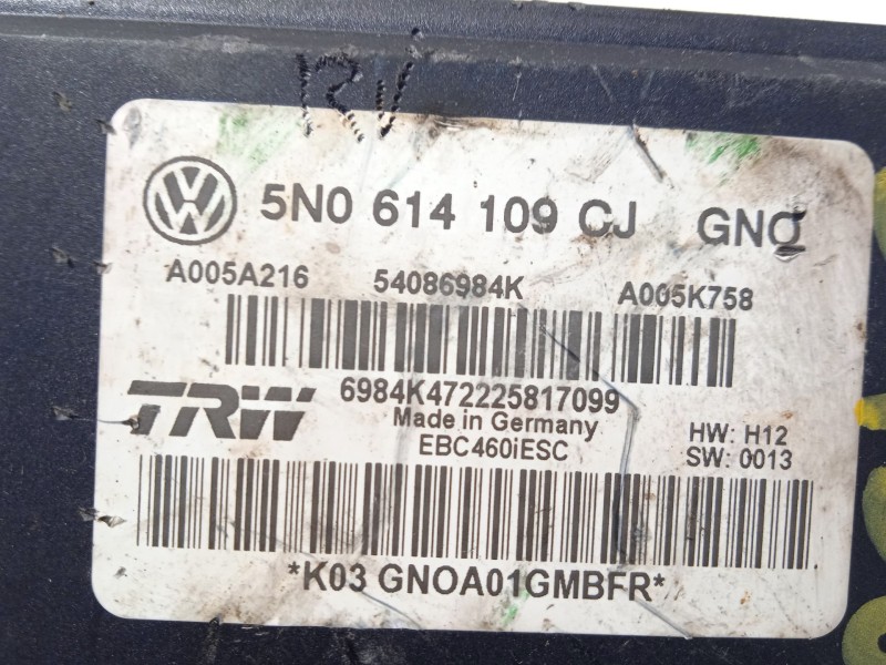 Recambio de abs para audi q3 (8ub, 8ug) 2.0 tdi referencia OEM IAM 5N0614109CJ 54086984K A005K758