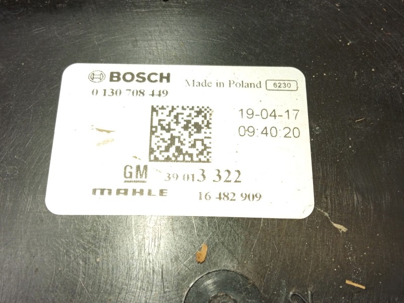 Recambio de electroventilador para opel astra k (b16) 1.6 cdti (68) referencia OEM IAM 39013322 39075518 0130708449
