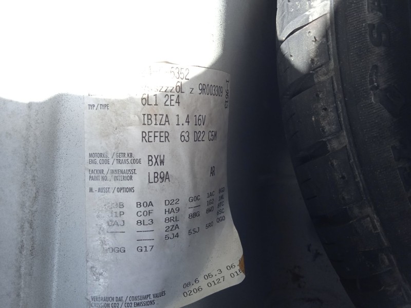 seat ibiza iii (6l1) del año 2008