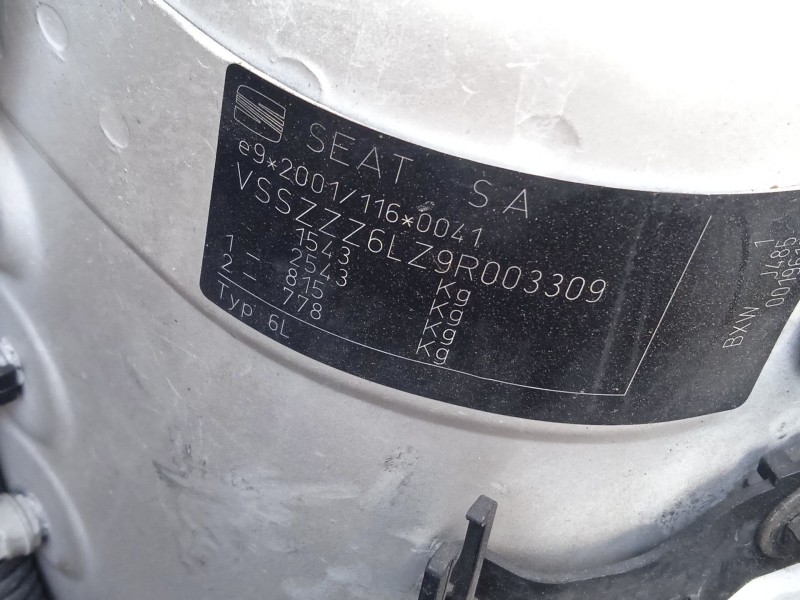 seat ibiza iii (6l1) del año 2008