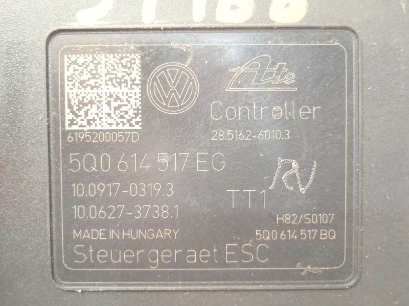 Recambio de abs para skoda octavia iii (5e3, nl3, nr3) 1.6 tdi referencia OEM IAM 5Q0614517EG 28516260103 10022016504