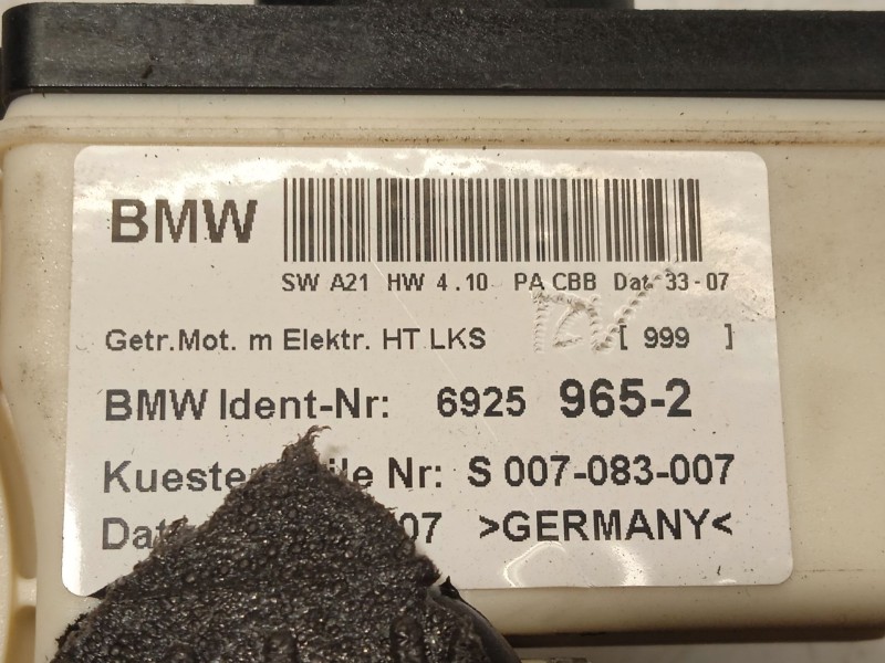 Recambio de elevalunas trasero izquierdo para bmw x3 (e83) 2.0 sd referencia OEM IAM 6925965 67626925965 