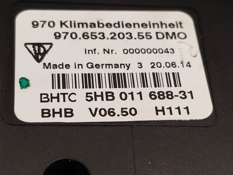 Recambio de mando multifuncion para porsche panamera (970) 3.0 d referencia OEM IAM 97065320355DMO 97061343304DML 97061364400DML