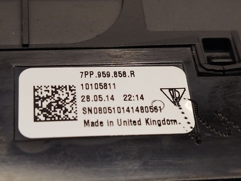 Recambio de mando elevalunas delantero izquierdo para porsche panamera (970) 3.0 d referencia OEM IAM 7PP959858R 7PP959858RDML 