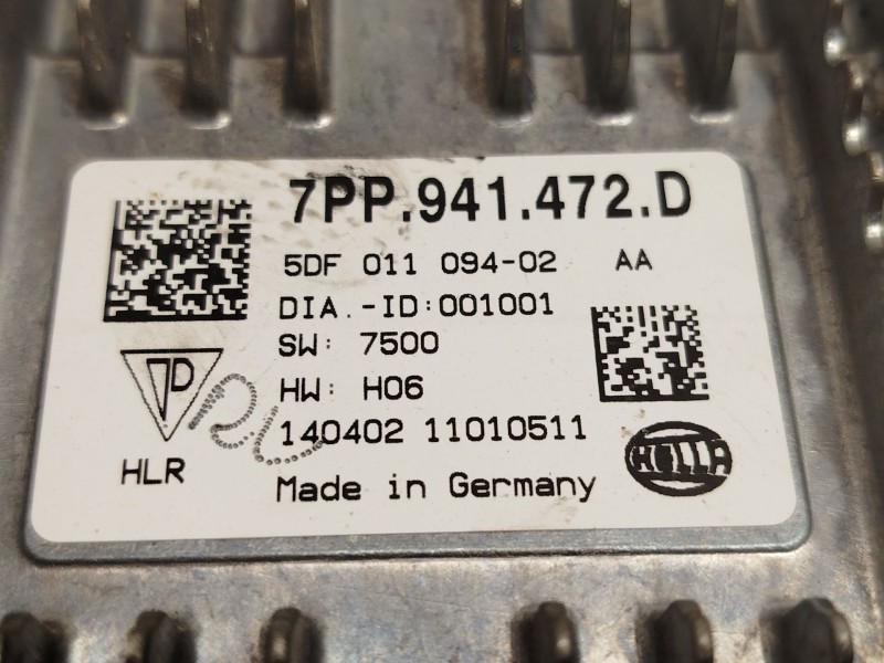 Recambio de centralita faros xenon para porsche panamera (970) 3.0 d referencia OEM IAM 7PP941472D  5DF01109402