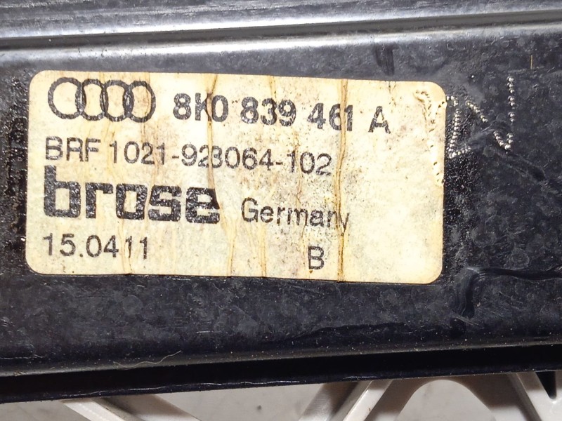 Recambio de elevalunas trasero izquierdo para audi a4 b8 (8k2) 2.0 tdi referencia OEM IAM 8K0839461A 8K0959811A 