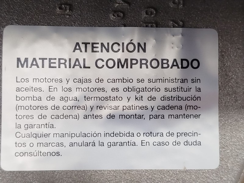 Recambio de motor completo para porsche panamera (970) 3.0 d referencia OEM IAM CWJ CWJA 