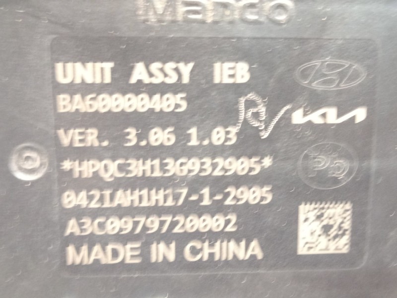 Recambio de abs para kia e - niro hibrido referencia OEM IAM 58500AT050 BA60000405 BA10000405