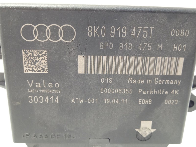 Recambio de modulo electronico para audi a4 b8 (8k2) 2.0 tdi referencia OEM IAM 8K0919475T 8K0919475M 303414