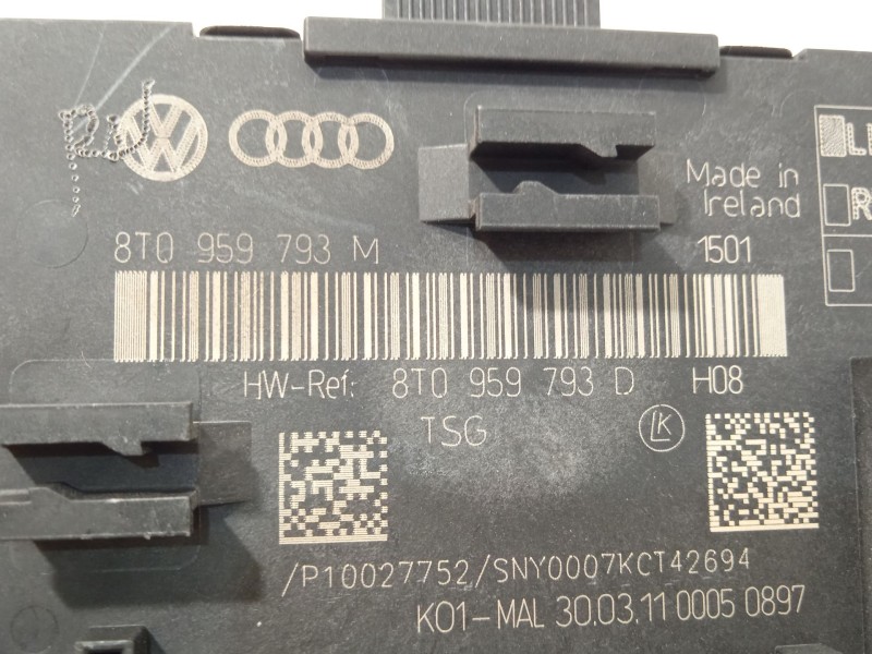 Recambio de modulo confort para audi a4 b8 (8k2) 2.0 tdi referencia OEM IAM 8T0959793M  