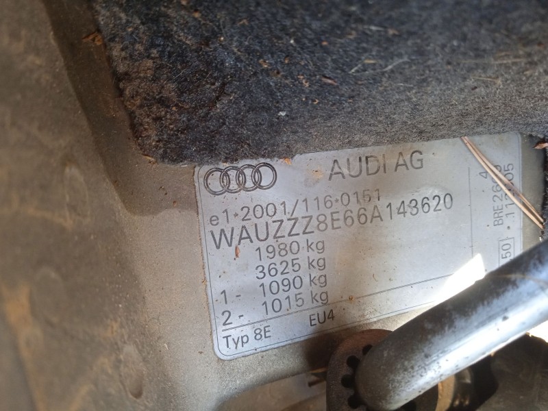 audi a4 b7 (8ec) del año 2005