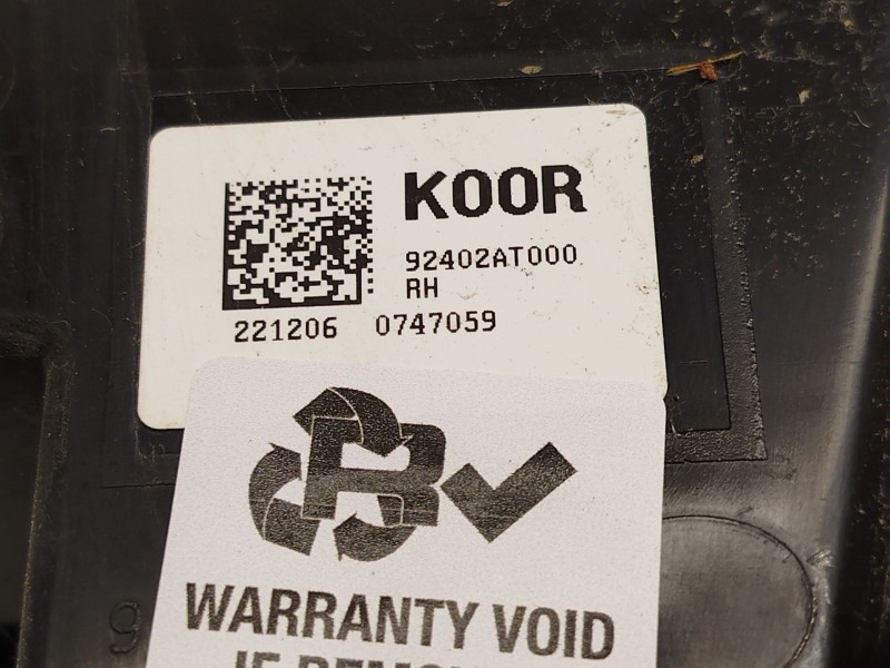 Recambio de piloto trasero derecho para kia niro ii (sg2) ev referencia OEM IAM 92402AT000  