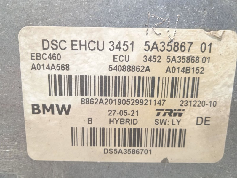 Recambio de abs para bmw x4 (g02, f98) xdrive 20 d mild-hybrid referencia OEM IAM 34515A35867 54088862A A014A568