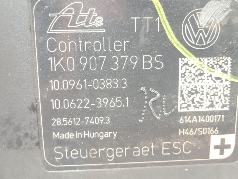 Recambio de abs para volkswagen scirocco iii (137, 138) 2.0 tsi referencia OEM IAM 1K0614517EG 1K0907379BS 10021210364