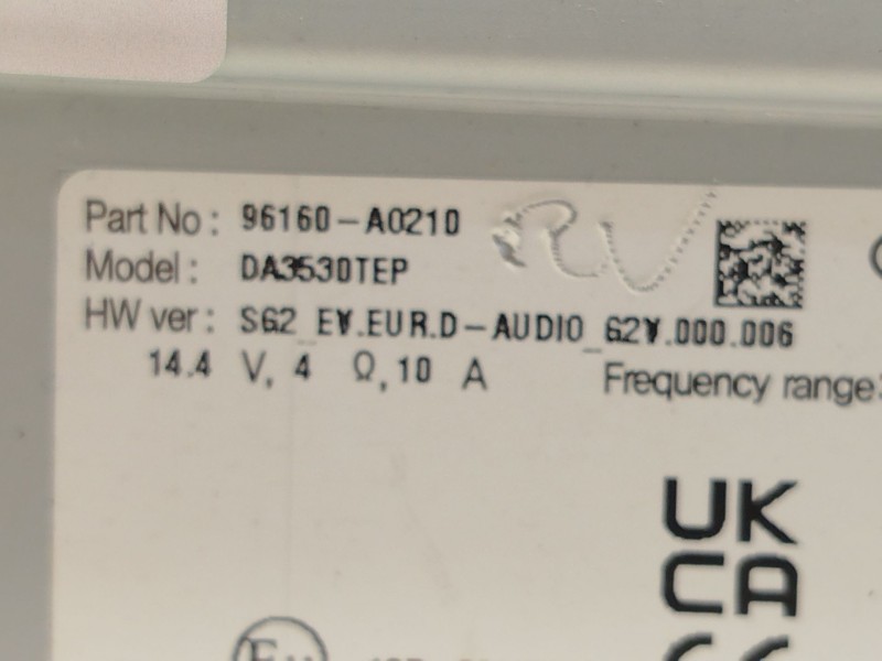 Recambio de modulo electronico para kia niro ii (sg2) ev referencia OEM IAM 96160AO210  