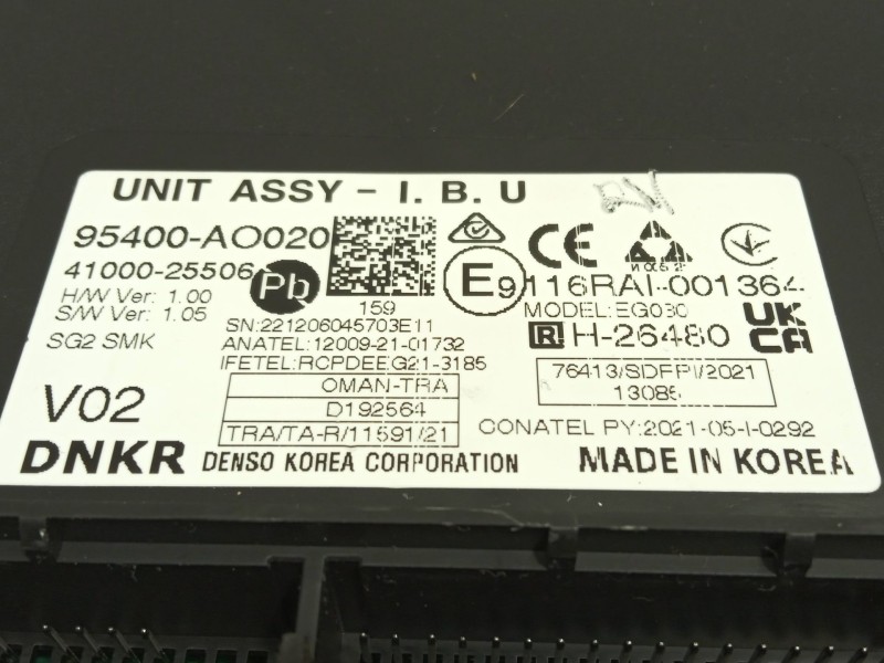 Recambio de modulo electronico para kia niro ii (sg2) ev referencia OEM IAM 95400AO020  4100025506