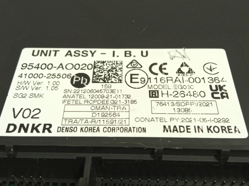 Recambio de modulo electronico para kia niro ii (sg2) ev referencia OEM IAM 95400AO020  4100025506
