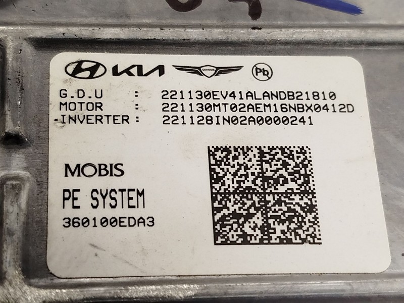 Recambio de motor completo para kia niro ii (sg2) ev referencia OEM IAM EM16 360100EDA3 365010EDA1