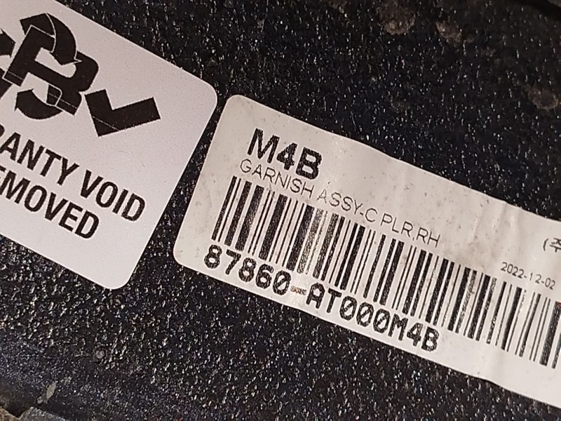 Recambio de aletin trasero derecho para kia niro ii (sg2) ev referencia OEM IAM 87860AT000  