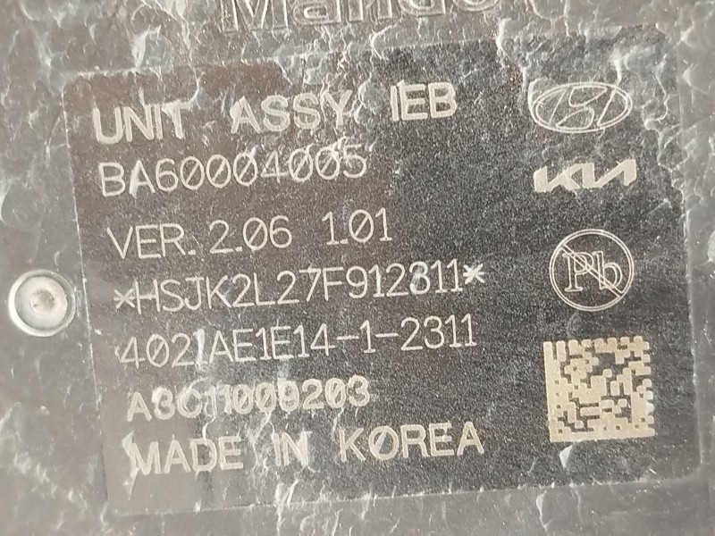 Recambio de abs para kia niro ii (sg2) ev referencia OEM IAM 58500AO050 BA60004005 BA10004005