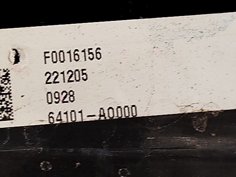 Recambio de panel frontal para kia niro ii (sg2) ev referencia OEM IAM 64101AO000  