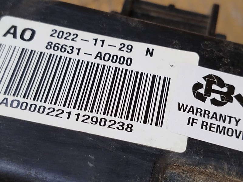 Recambio de refuerzo paragolpes trasero para kia niro ii (sg2) ev referencia OEM IAM 86631AO000  