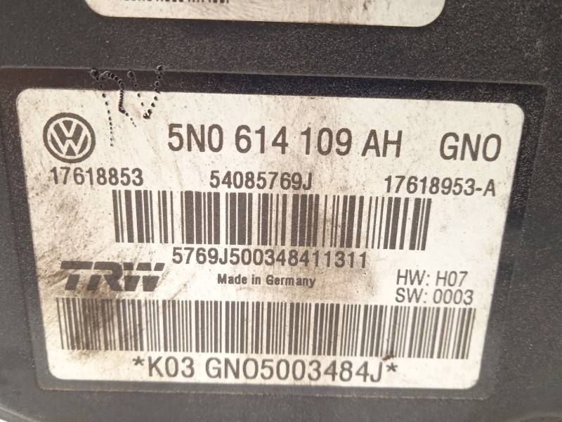 Recambio de abs para volkswagen tiguan (5n_) 2.0 tdi referencia OEM IAM 5N0614109AH 54085769J 17618853