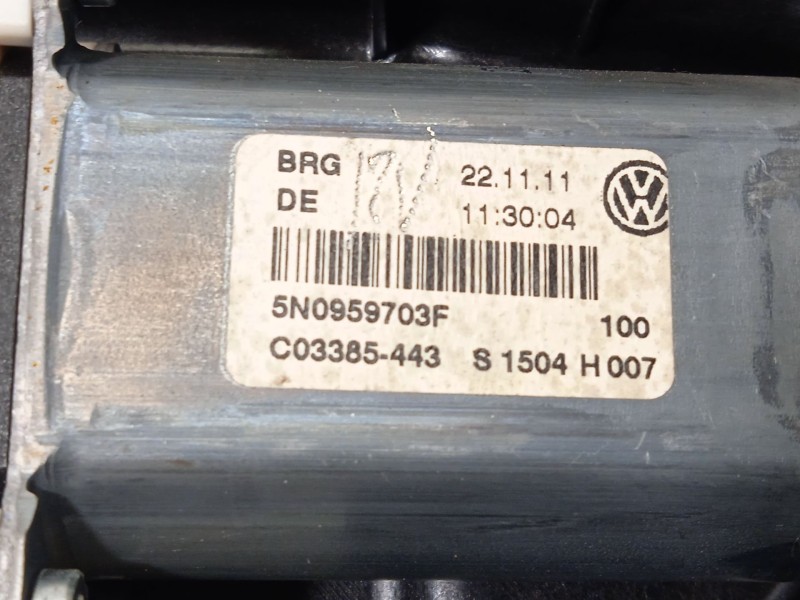 Recambio de elevalunas trasero izquierdo para volkswagen tiguan (5n_) 2.0 tdi referencia OEM IAM 5N0959703F 5N0959703FVW2 