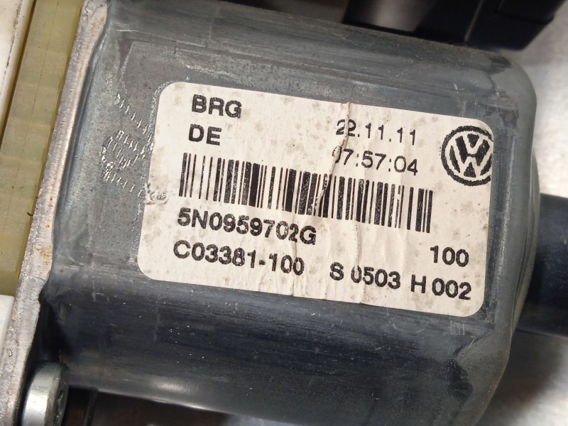 Recambio de elevalunas delantero derecho para volkswagen tiguan (5n_) 2.0 tdi referencia OEM IAM 5N0959702G 5N0959702GZ0B 