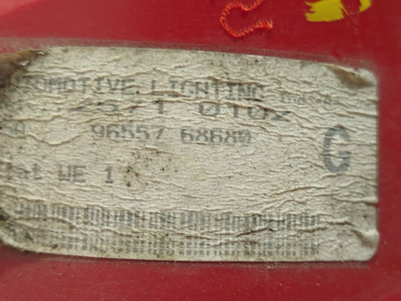 Recambio de piloto trasero izquierdo para peugeot 307 break (3e) 1.6 16v referencia OEM IAM 9655768680 6350X2 