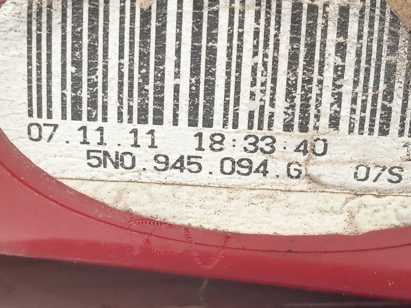Recambio de piloto trasero derecho interior para volkswagen tiguan (5n_) 2.0 tdi referencia OEM IAM 5N0945094G 5N0945094H 