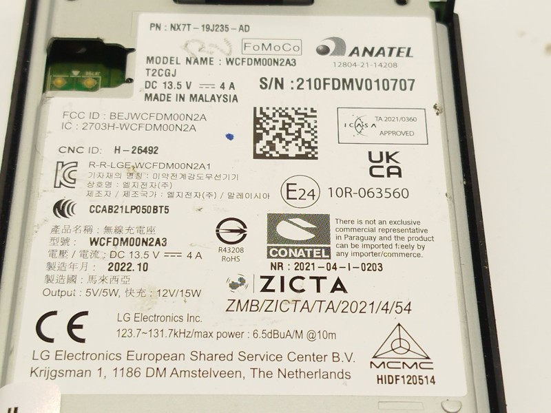 Recambio de modulo electronico para ford kuga iii (dfk) 1.5 ecoboost referencia OEM IAM NX7T19J235AD 2641479 
