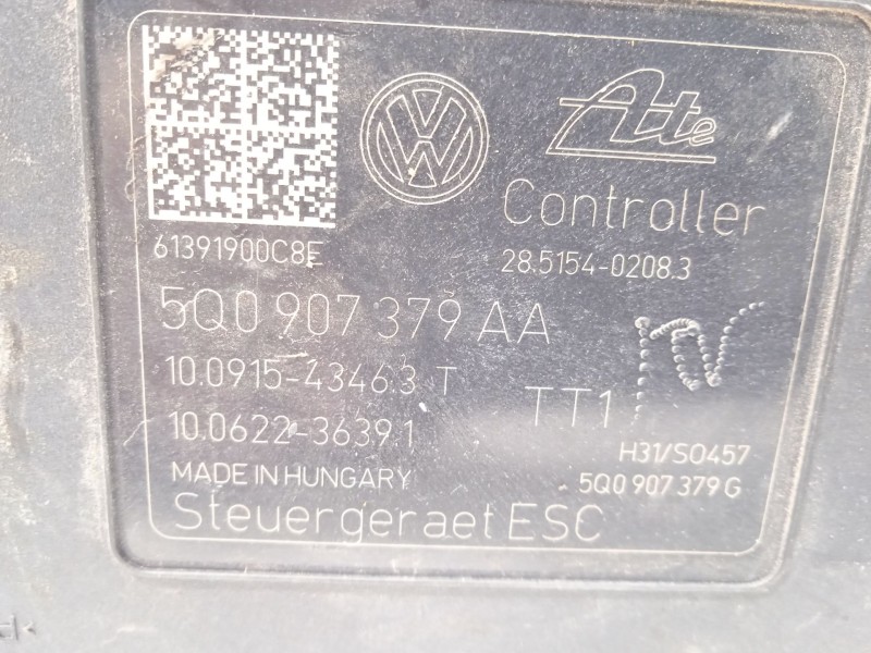 Recambio de abs para audi a3 (8v) 1.6 tdi referencia OEM IAM 5Q0614517T 5Q0907379AA 10022003734